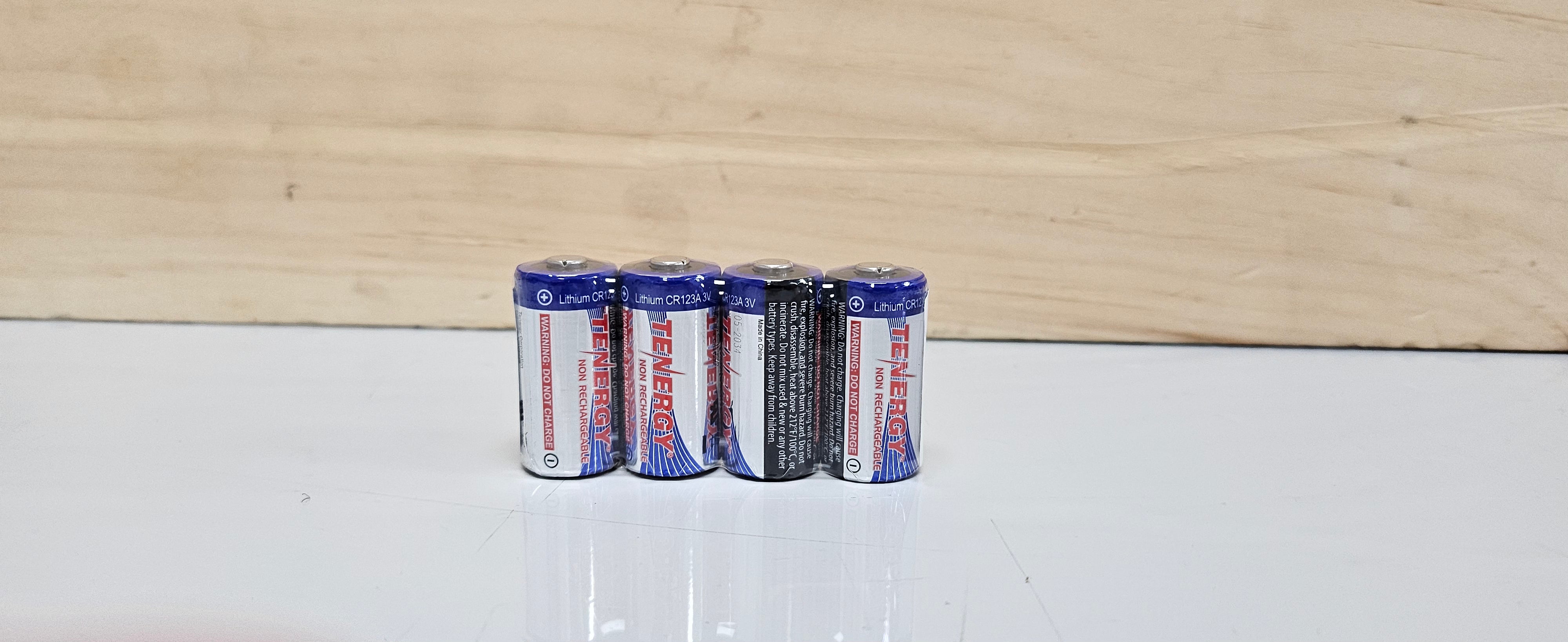 Tenergy CR123 - 4 Pack